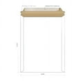 thumbnail image 4 of 300 Pack 9.75x12.25 White Rigid Stay Flats Self-Seal Cardboard Envelope Mailers 9.75"x12.25", 4 of 5