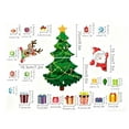 thumbnail image 3 of Christmas Tree Decorations,Christmas Tree Combination Fridge Magnet Decoration, Magnetic Garage Door Sticker for Holiday Season, 3 of 4