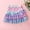 Sky Blue, variant on Girls' Scale Sparkling Layered Ruffle Skirt â Summer Party Rainbow Mini Skirt (3-8Y)