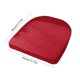 thumbnail image 3 of Cojín de soporte lumbar para silla de oficina de escritorio | Almohadilla de asiento con diseño de herradura para el hogar Oficina Jardín Patio | Tela de algodón | Costuras duraderas | 45x45cm, 3 of 6