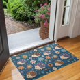 thumbnail image 2 of Cute Hedgehog Pattern with Pioneer Flower Door Rugs,Washable Non Slip Door Mats Indoor,Decorative Door Mats,Entry Mat Indoor for Entrance,Bedroom,Kitchen,Bathroom,17"x30", 2 of 6