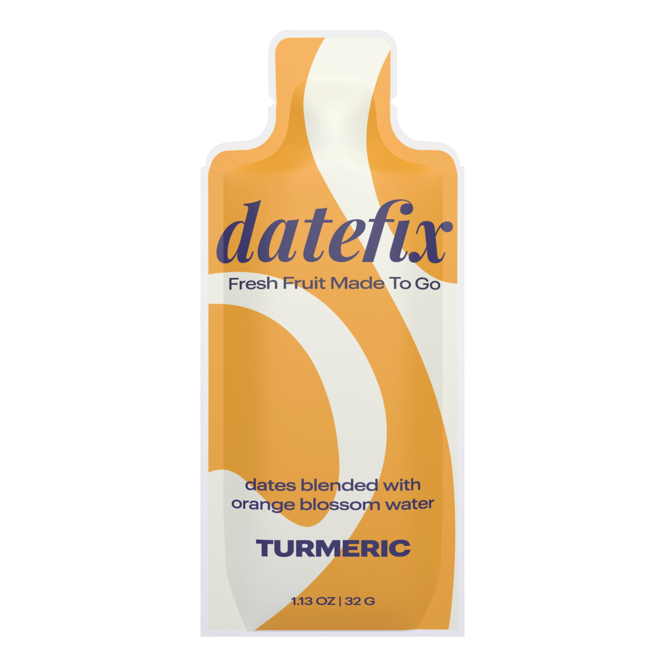 (2 pack) DATEFIX® Turmeric Whole Food Energy Snack, 1.13 oz Pouch