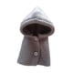 thumbnail image 4 of Sombrero para mascotas de otoño e invierno, accesorios para perros y gatos, gorro cálido para cubrir orejas de perro. M gris, 4 of 9