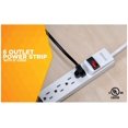 thumbnail image 4 of Coleman Cable & Southwire 74943671 41436 6 Outlet Power Strip, White, 4 of 6