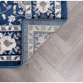 thumbnail image 6 of Traditional 2x8 Area Rug (2'3'' x 7'3'') Oriental Navy, Cream Indoor Runner Easy to Clean, 6 of 10