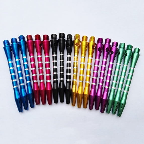Aluminum Alloy Darts Shafts - Replacement Metal Rods for Darts, 6 Color Options, Durable and Unbreakable