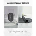 thumbnail image 3 of Alfombrilla de baño de 17" x 27" de tierra de diatomeas suave, antideslizante, secado rápido, respaldo de goma negra, alfombra de baño absorbente, alfombrilla de baño para el suelo del baño, fácil de, 3 of 5