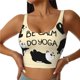 thumbnail image 1 of Fotbe Panda Doing Yoga Sujetador Deportivo Largo sin Aros para Mujer con Almohadillas y Soporte Medio, Transpirable y Absorbente, Camiseta Tipo Chaleco o Tank Top-Small, 1 of 8