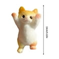 thumbnail image 3 of RXIRUCGD Squish Cats Stress Relief Toy Taba Shocked Fidget Doll Soft For Pet Lovers Home Office Decor Relaxation Gift To Students, 3 of 5