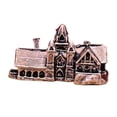 thumbnail image 1 of Figura De Castillo De Latón En Miniatura, Adorno Retro De Escritorio Para Estantería De Mesa De Oficina., 1 of 10