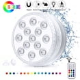 thumbnail image 2 of Luz LED sumergible para piscina con Control remoto RF, luces subacuáticas impermeables para estanque, fiesta y jardín, 2 of 7
