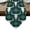 Green, variant on Horror Skulls Table Runner Linen Burlap Table Runner 70 Inches Long Green Southwestern Horns Boho Tribal Ethnic Dresser Scarves for Kitchen Island Coffee Dining Room Party Holiday Decoration 13"x70"