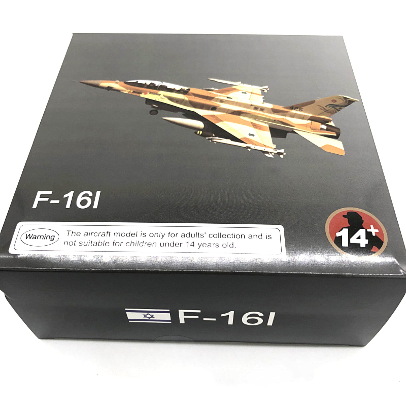 Israeli Air Force F-16I Fighter Model Airplane for Aviation Collection 1:72 Scale Diecast Alloy for Desk Decor