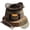 Heat-resistant Tile Baking Tray + Stone-patterned Oven + Old Elm Wood Mat + Accessories, variant on Cedar Aromatherapy Burner & Ceramic Oil Warmer for Home & Office (Heat-Resistant Double-Handled Baking Tray + Stone-Patterned Oven + Old elm Wood mat + Accessories)