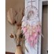 thumbnail image 4 of ZHAOCHENG Atrapasueños rosa con forma de árbol de la vida, decoración de pared con piedra de cristal curativa natural, regalo de atrapasueños de ensueño hecho a mano, 4 of 5