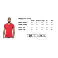 thumbnail image 2 of True Rock Men's Cruise V-Neck Casual T-Shirt (Heather Gray, Small), 2 of 2