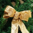 thumbnail image 4 of Large Christmas Red PVC Bows  (6 Count) 9” x 9”, 4 of 6