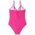 thumbnail image 5 of REORIAFEE Women's Bathing Suit One Piece Swimsuit Monokini Cute Bikini Padded Without Underwire Bikini Deep V One Piece Swimsuit Hot Pink M, 5 of 8