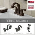 thumbnail image 4 of Delta Dryden Double Robe Hook, Venetian Bronze, 4 of 5