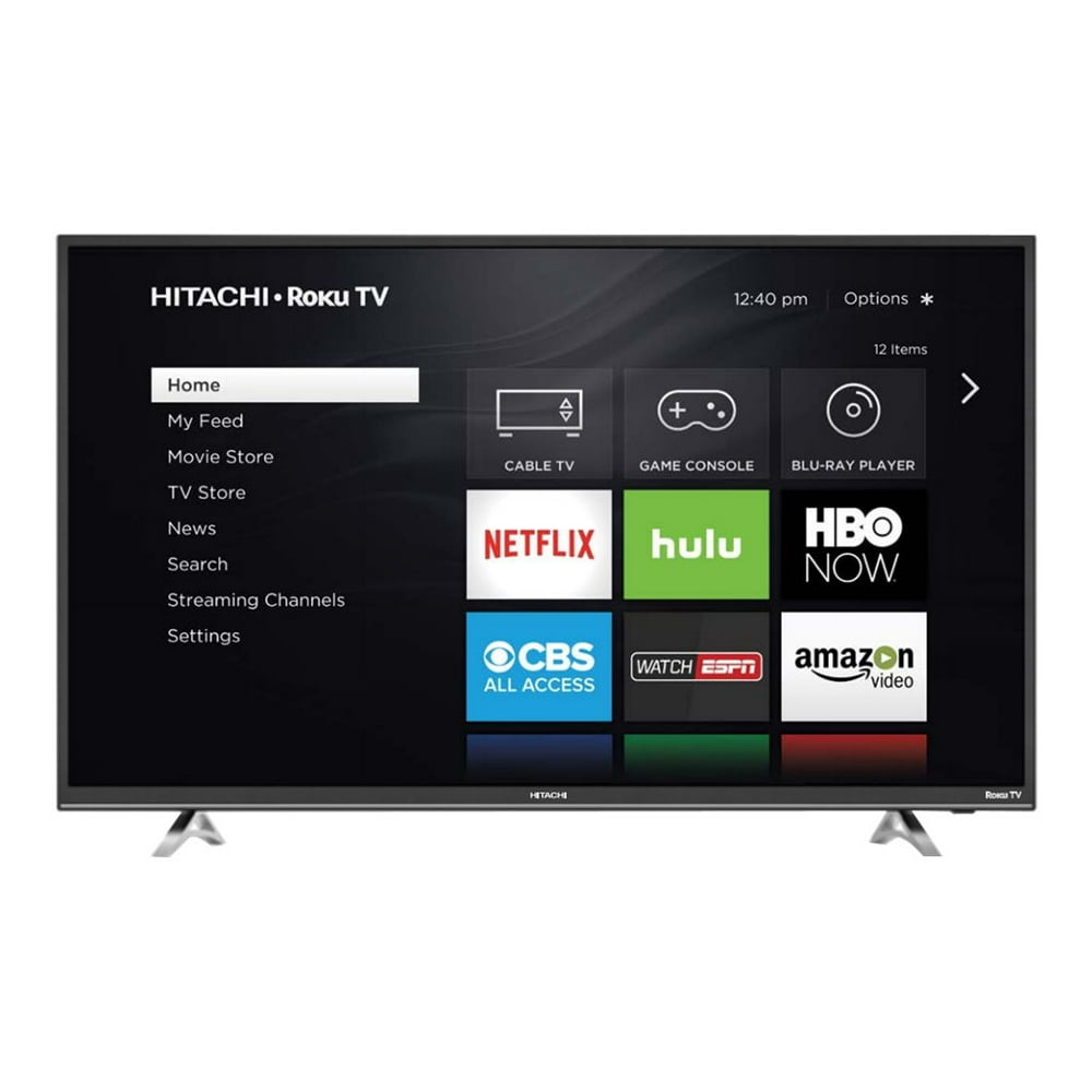 Hitachi Roku 43" Class Full HD, Smart, LED TV 1080p, 60Hz (43R50