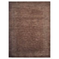 thumbnail image 2 of Rugsotic Carpets Hand Knotted Wool Area Rug 8'x10' Brown Contemporary Rectangle Indoor Rug for Living Room, Bedroom Antimicrobial L00531, 2 of 5