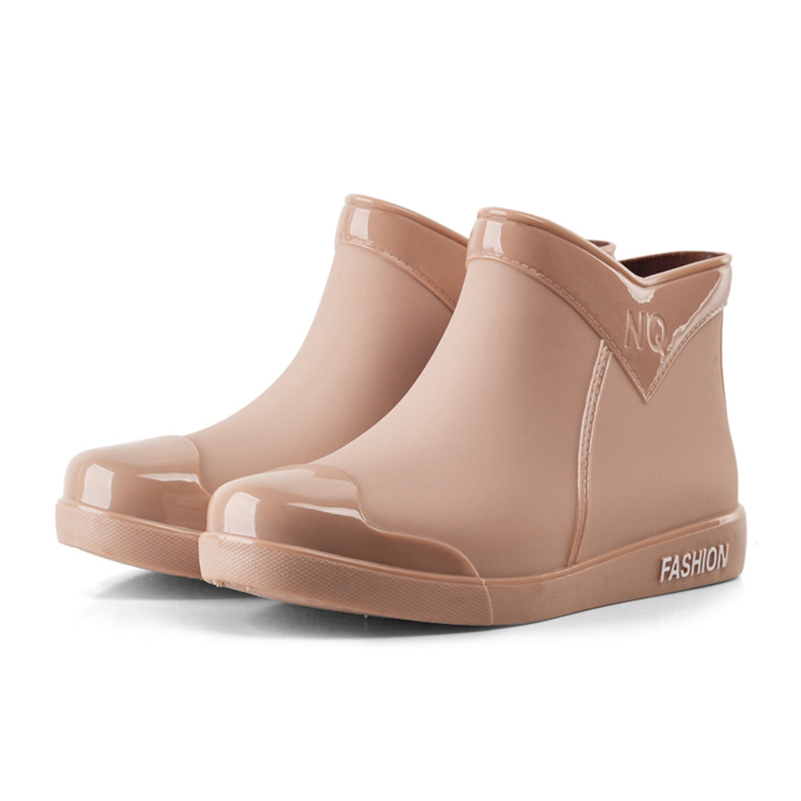2025 Ladies Short Rain Boots Rain Shoes for Women Size 9 Waterproof Garden Shoes Non Ladies Comfortable insole Lightweight Ankle Rain Winter