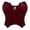 Z1 Red, variant on Womens Halloween Corset Floral Lace Overbust Bustier Strapless Bat Wing Neckline Jewel Detail Gothic Fitted Top