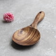 thumbnail image 3 of Bewildely Cuchara de madera amarilla de madera de bambú de la cocina para la categoría alimenticia del arroz y de la sopa y segura para el Cocina y Comedor, 3 of 6