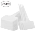 thumbnail image 1 of 300 Pcs T-type Plant Signs White Plastic Plant Plugs for Labeling Garden Labels Plant Labels Plastic, 1 of 2