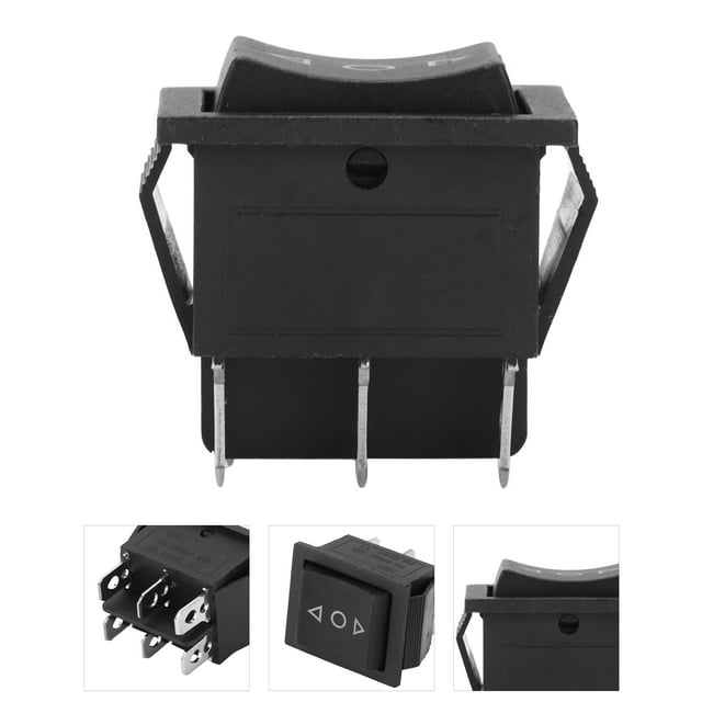 Interruptor Basculante De 3 Posiciones, Plástico Para Barcos, Motocicletas, Automóviles