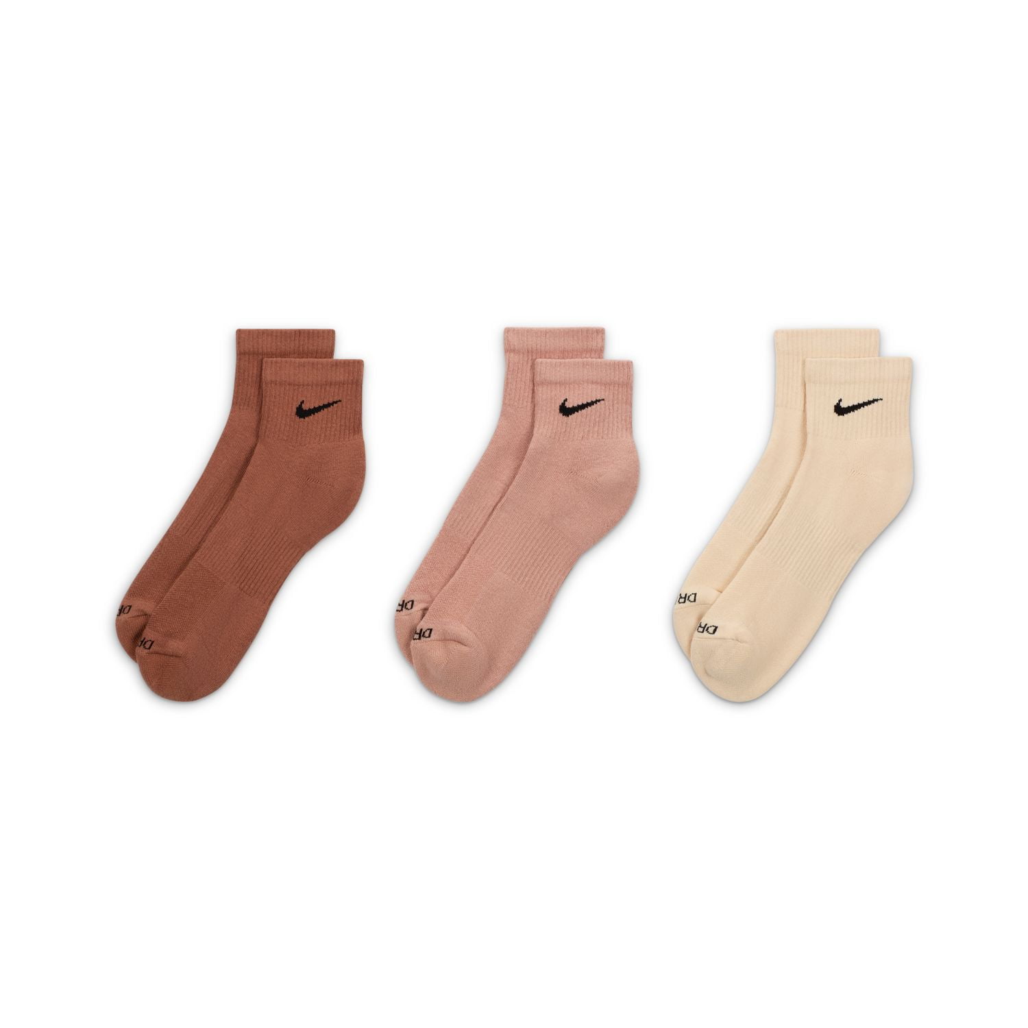 Women's Nike Everyday Plus 3-Pair Cushioned Training Ankle Socks Color: Blackmulti Size: N/A