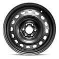thumbnail image 3 of For 2006-2007 Saturn Relay 17 Inch Painted Black Rim - OE Direct Replacement - Road Ready Car Wheel, 3 of 13