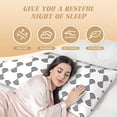 thumbnail image 4 of Lsque Signal Icon Body Pillow Case Cover,Ultra-Soft Microfiber Bed Pillow Cases 20x54 inches,Elegant Bedding,Breathable Durable Pillow Cover with Envelope Closure, 4 of 8