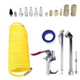 thumbnail image 2 of 20pcs Air Compressor Accessory Kit Tool 25 Ft Recoil Hose Blow Nozzles Set (yellow), 2 of 2