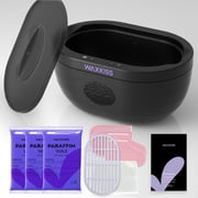 WAXKISS Paraffin Wax Machine for Hands and Feet, 3000ml Touchscreen Wax Warmer with Moisturizing Paraffin Spa Kit, Home Spa Treatment for Smooth and Soft Skin