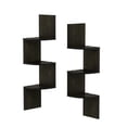 thumbnail image 1 of Estante de esquina flotante Furinno Rossi de 3 niveles para montaje en pared, juego de 2 Furinno Ver descripción, 1 of 9