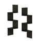 thumbnail image 1 of Estante de esquina flotante Furinno Rossi de 3 niveles para montaje en pared, juego de 2 Furinno Ver descripción, 1 of 9