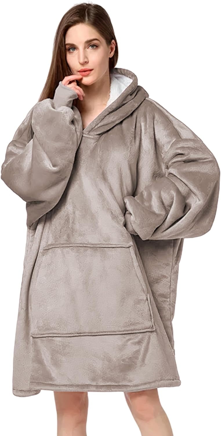 Borrega Cobertor Esquimal Sudadera Pijama Gigante Sudadera Cobija