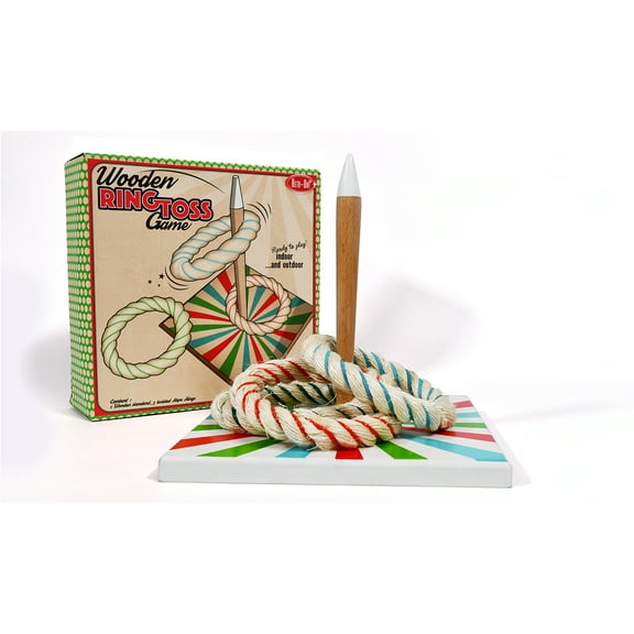 Retr-Oh! Wooden Ring Toss Game