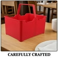 thumbnail image 3 of Houderco Caja Para De Bebida Roja De Plástico Con Mango Para Uso Y Reuniones, 3 of 6