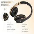 thumbnail image 3 of HOSHIYAMA Bluetooth Headphones Over Ear, Wireless Headphones Wired with 40 Hours Playtime Foldable HiFi Stereo Headset with Microphone, Soft Ear Pads, FM/TF for Cellphone/PC, 3 of 10