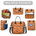 thumbnail image 2 of Halloween Bats with Moons and Stars Womens Lunch Box for Work,Insulated Large Lunch Bag for Tween and Teen,Loncheras Para Mujer,Leakproof Adult Lunch Bag for Work,Beach,Travel,Picnic,Camping, 2 of 7