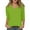 Light Green, variant on XIAONU Womens T Shirts Basic Crew Neck Short Sleeve pleasure T Shirt Stylish Solid Color Tee For Ladies Comfortable Everyday Top
