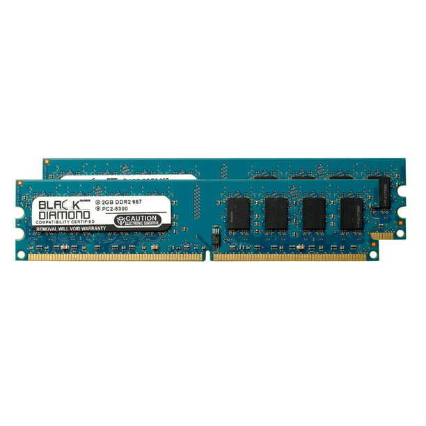 4GB 2X2GB RAM Memory for Acer Aspire M1100-U1402A DDR2 DIMM 240pin PC2-5300 667MHz Black Memory Module - Walmart.com