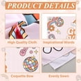 thumbnail image 2 of Gojian Pink Tapestry Coquette Pink Aesthetic Bedroom Hanging Wall Art Preppy Tapestry Decor Kit Cute Room Decoration for Women Girls Room Dorm Apartment, 2 of 6