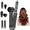 Black, variant on 5 in 1 Blow Dryer Brush, Upgrade Hair Dryer Brush Air Curler Air Curling Wrap Styler, Detachable Hot Air Brush Negative Ion Curling Brush Iron, Hair Styling Tools for Drying Curling Straightening