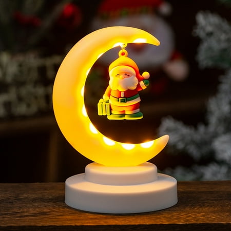 

Christmas decorations kindergarten Christmas gifts window desktop ornaments Santa gifts night light