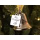thumbnail image 2 of Adorno navideño con forma de campana y alas de ángel de acero inoxidable inspirado en "Qué bello es vivir", 2 of 5