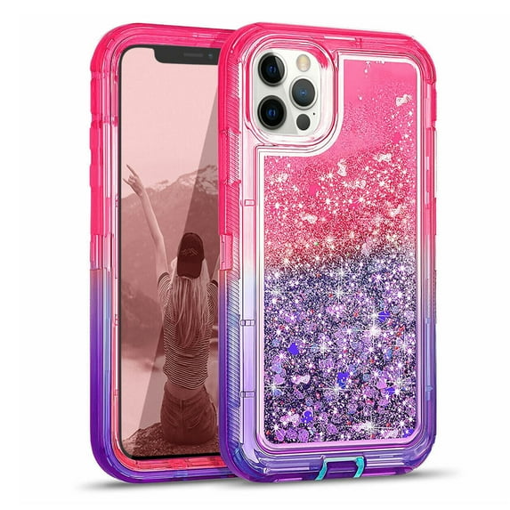 Shockproof Case For iPhone 14 Pro Max Liquid Glitter Cover Soft TPU Case for iPhone 14 Plus