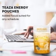 thumbnail image 2 of TeaZa Herbal Energy Pouches Creamsicle Chill Flavor, 4 Bags, Made From Tea, 100 Pouches, 2 of 7
